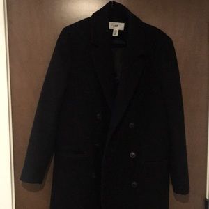Black H&M Wool Coat